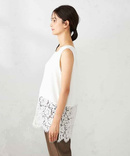 a.v.v / アー・ヴェ・ヴェ タンクトップ | レースヘムタンクトップ | 詳細9