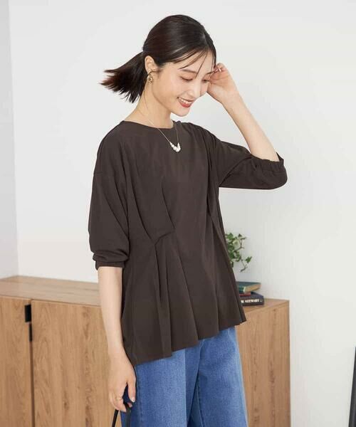 a.v.v / アー・ヴェ・ヴェ カットソー | フロントタックチュニックトップス | 詳細10