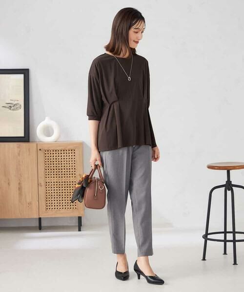 a.v.v / アー・ヴェ・ヴェ カットソー | フロントタックチュニックトップス | 詳細13