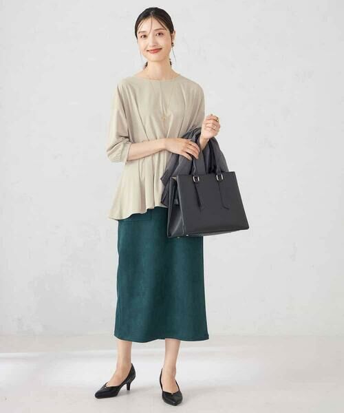 a.v.v / アー・ヴェ・ヴェ カットソー | フロントタックチュニックトップス | 詳細23