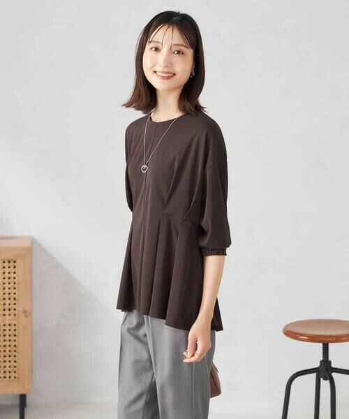 a.v.v / アー・ヴェ・ヴェ カットソー | フロントタックチュニックトップス | 詳細3