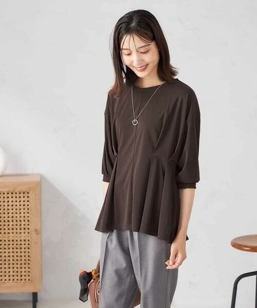 a.v.v / アー・ヴェ・ヴェ カットソー | フロントタックチュニックトップス | 詳細4