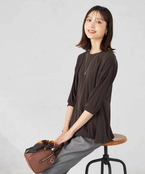 a.v.v / アー・ヴェ・ヴェ カットソー | フロントタックチュニックトップス | 詳細5