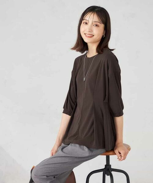 a.v.v / アー・ヴェ・ヴェ カットソー | フロントタックチュニックトップス | 詳細6