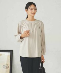 a.v.v / アー・ヴェ・ヴェ カットソー | ギャザーネックドルマントップス