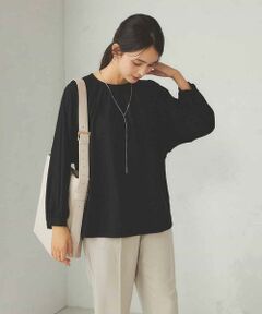 a.v.v / アー・ヴェ・ヴェ カットソー | ギャザーネックドルマントップス