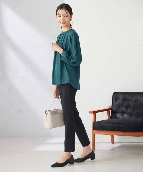 a.v.v / アー・ヴェ・ヴェ カットソー | ギャザーネックドルマントップス | 詳細11