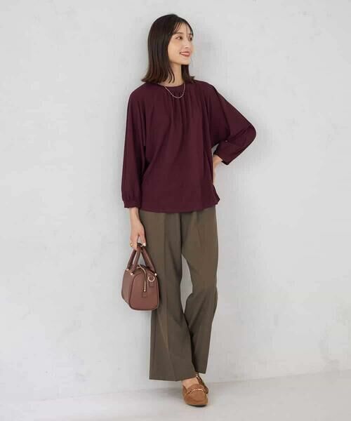 a.v.v / アー・ヴェ・ヴェ カットソー | ギャザーネックドルマントップス | 詳細13