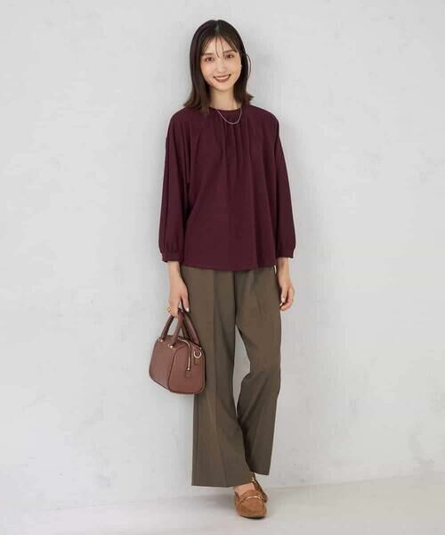 a.v.v / アー・ヴェ・ヴェ カットソー | ギャザーネックドルマントップス | 詳細14