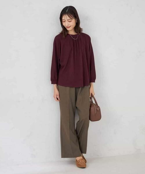 a.v.v / アー・ヴェ・ヴェ カットソー | ギャザーネックドルマントップス | 詳細15