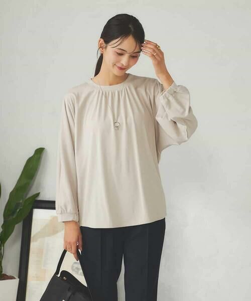 a.v.v / アー・ヴェ・ヴェ カットソー | ギャザーネックドルマントップス | 詳細19