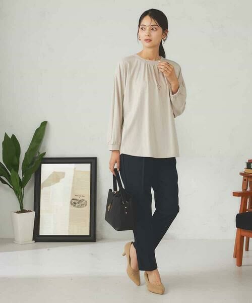 a.v.v / アー・ヴェ・ヴェ カットソー | ギャザーネックドルマントップス | 詳細21