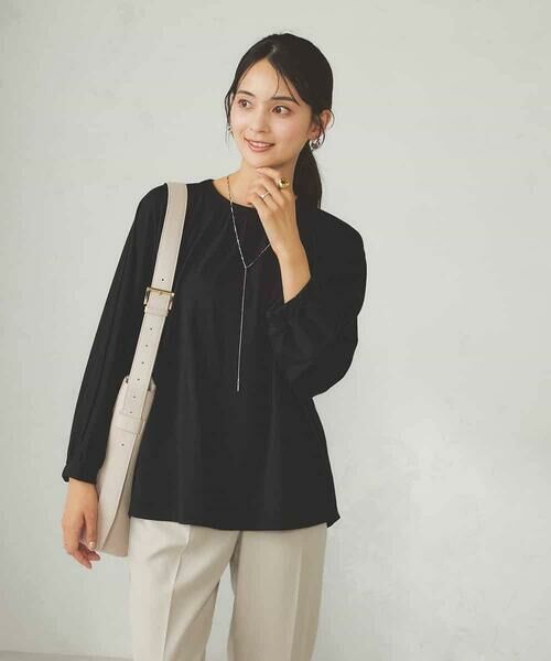 a.v.v / アー・ヴェ・ヴェ カットソー | ギャザーネックドルマントップス | 詳細27