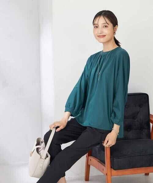 a.v.v / アー・ヴェ・ヴェ カットソー | ギャザーネックドルマントップス | 詳細4