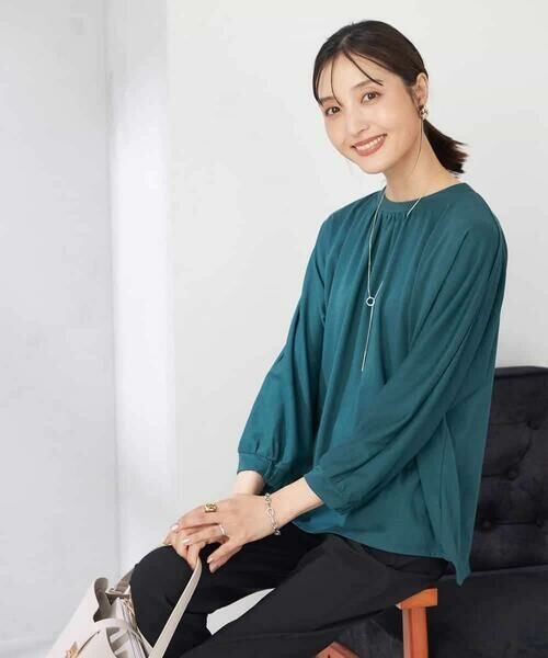 a.v.v / アー・ヴェ・ヴェ カットソー | ギャザーネックドルマントップス | 詳細5