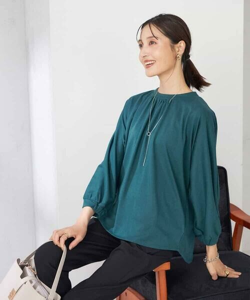 a.v.v / アー・ヴェ・ヴェ カットソー | ギャザーネックドルマントップス | 詳細6
