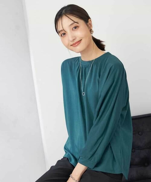 a.v.v / アー・ヴェ・ヴェ カットソー | ギャザーネックドルマントップス | 詳細7