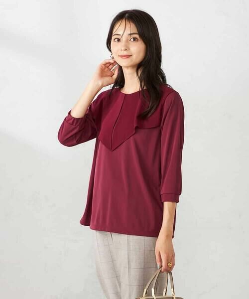 a.v.v / アー・ヴェ・ヴェ カットソー | シアーラッフルトップス | 詳細2