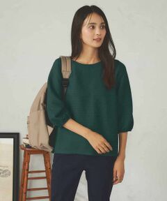 a.v.v / アー・ヴェ・ヴェ カットソー | ピンタックボーダークロップドトップス