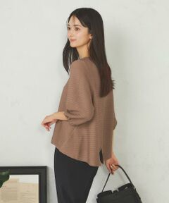 a.v.v / アー・ヴェ・ヴェ カットソー | ピンタックボーダークロップドトップス