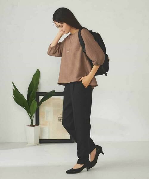 a.v.v / アー・ヴェ・ヴェ カットソー | ピンタックボーダークロップドトップス | 詳細23