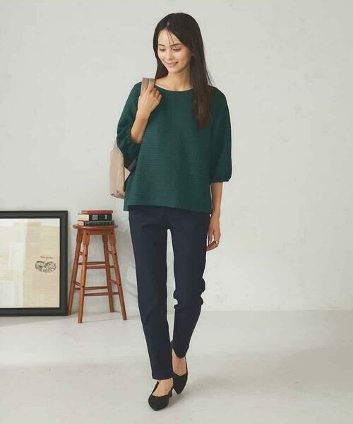 a.v.v / アー・ヴェ・ヴェ カットソー | ピンタックボーダークロップドトップス | 詳細3