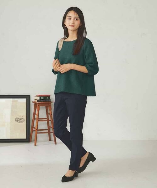 a.v.v / アー・ヴェ・ヴェ カットソー | ピンタックボーダークロップドトップス | 詳細4