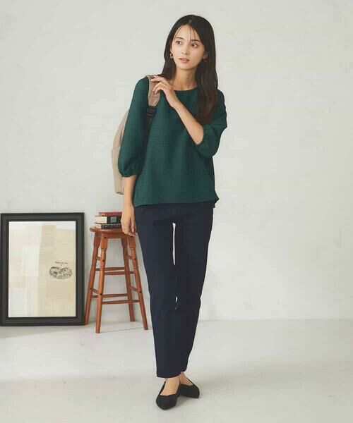 a.v.v / アー・ヴェ・ヴェ カットソー | ピンタックボーダークロップドトップス | 詳細5