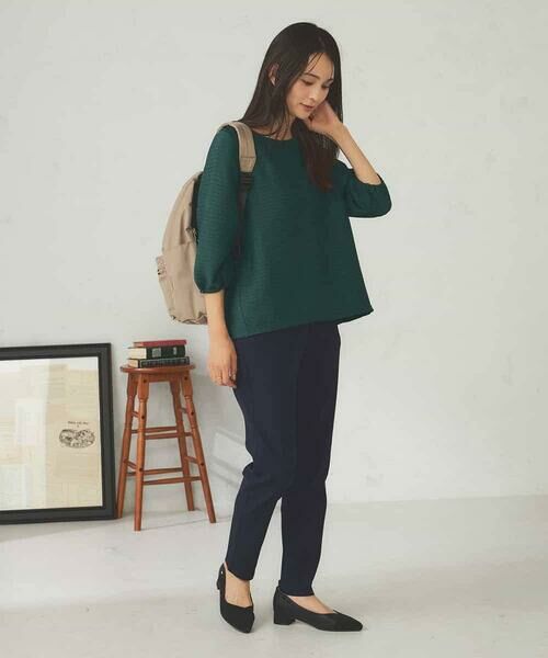 a.v.v / アー・ヴェ・ヴェ カットソー | ピンタックボーダークロップドトップス | 詳細6