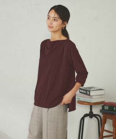 a.v.v / アー・ヴェ・ヴェ カットソー | ドレープネックトップス