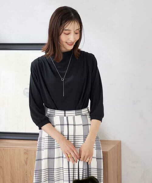 a.v.v / アー・ヴェ・ヴェ カットソー | ドレープネックトップス | 詳細10