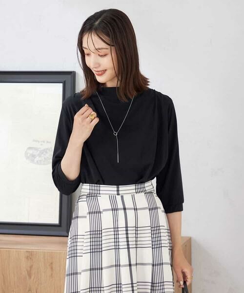 a.v.v / アー・ヴェ・ヴェ カットソー | ドレープネックトップス | 詳細11