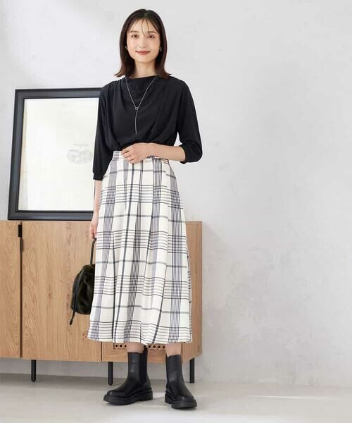 a.v.v / アー・ヴェ・ヴェ カットソー | ドレープネックトップス | 詳細13