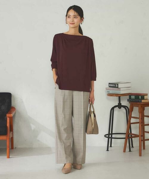 a.v.v / アー・ヴェ・ヴェ カットソー | ドレープネックトップス | 詳細4