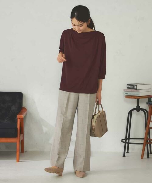 a.v.v / アー・ヴェ・ヴェ カットソー | ドレープネックトップス | 詳細6