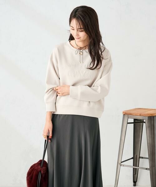 a.v.v / アー・ヴェ・ヴェ スウェット | 刺繍ロゴショートダンボールスウェット | 詳細15