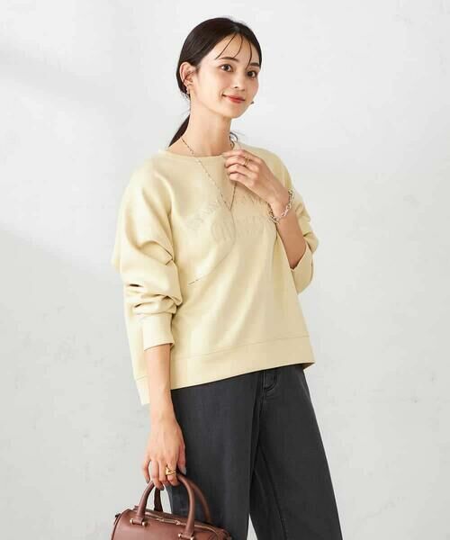 a.v.v / アー・ヴェ・ヴェ スウェット | 刺繍ロゴショートダンボールスウェット | 詳細3