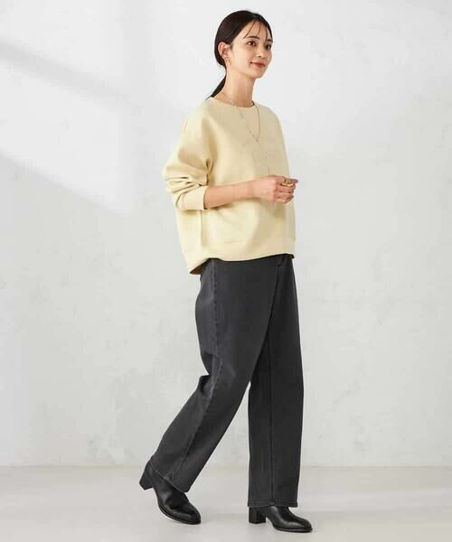 a.v.v / アー・ヴェ・ヴェ スウェット | 刺繍ロゴショートダンボールスウェット | 詳細6