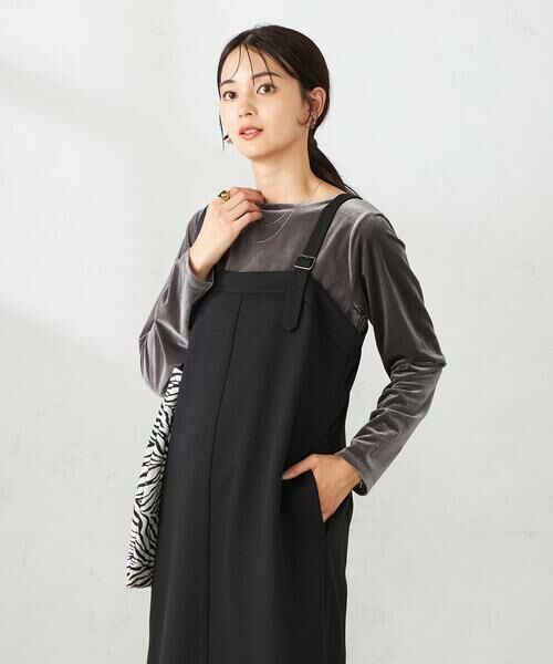 a.v.v / アー・ヴェ・ヴェ カットソー | ギャザーベロアトップス | 詳細10