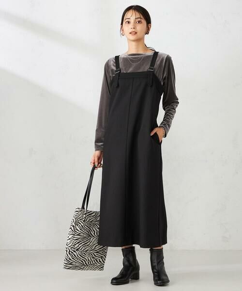 a.v.v / アー・ヴェ・ヴェ カットソー | ギャザーベロアトップス | 詳細12