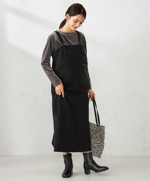 a.v.v / アー・ヴェ・ヴェ カットソー | ギャザーベロアトップス | 詳細13