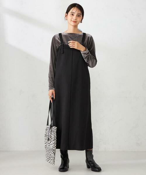 a.v.v / アー・ヴェ・ヴェ カットソー | ギャザーベロアトップス | 詳細14