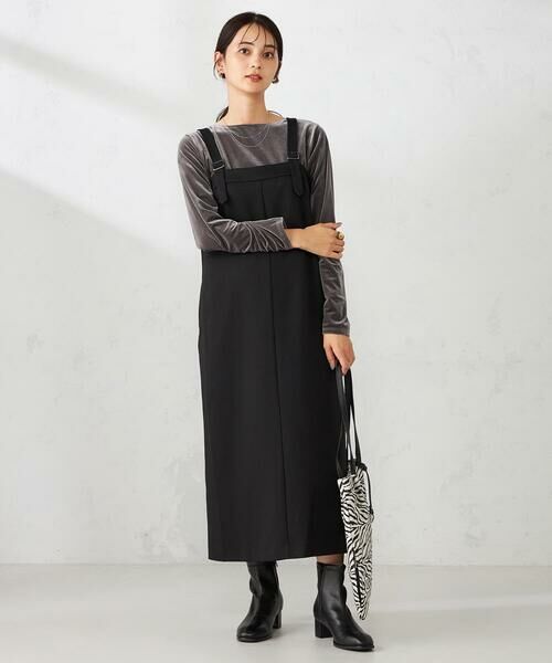 a.v.v / アー・ヴェ・ヴェ カットソー | ギャザーベロアトップス | 詳細15