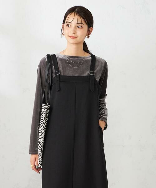 a.v.v / アー・ヴェ・ヴェ カットソー | ギャザーベロアトップス | 詳細9