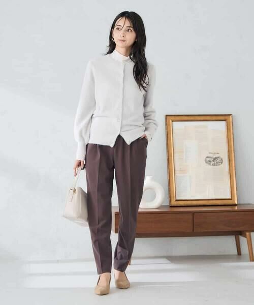 a.v.v / アー・ヴェ・ヴェ チノ・ワークパンツ | 【イージーケア/洗える/ストレッチ】裏起毛美ラクるイージーテーパードパンツ | 詳細16