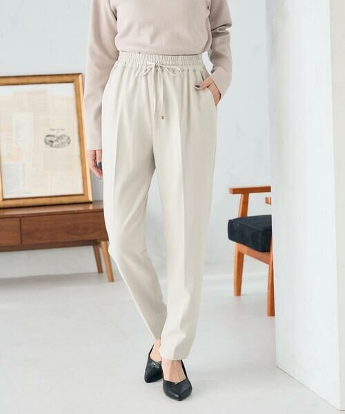 a.v.v / アー・ヴェ・ヴェ チノ・ワークパンツ | 【イージーケア/洗える/ストレッチ】裏起毛美ラクるイージーテーパードパンツ | 詳細22