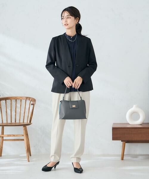 a.v.v / アー・ヴェ・ヴェ チノ・ワークパンツ | 【イージーケア/洗える/ストレッチ】裏起毛美ラクるイージーテーパードパンツ | 詳細24