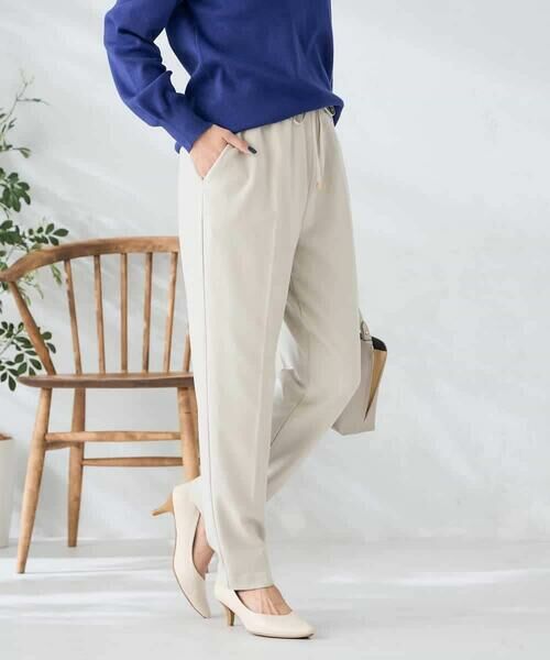 a.v.v / アー・ヴェ・ヴェ チノ・ワークパンツ | 【イージーケア/洗える/ストレッチ】裏起毛美ラクるイージーテーパードパンツ | 詳細26