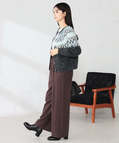 a.v.v / アー・ヴェ・ヴェ その他パンツ | 【イージーケア/洗える/ストレッチ】裏起毛美ラクるイージーワイドパンツ | 詳細10