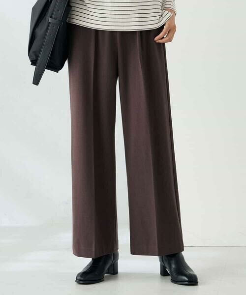 a.v.v / アー・ヴェ・ヴェ その他パンツ | 【イージーケア/洗える/ストレッチ】裏起毛美ラクるイージーワイドパンツ | 詳細13